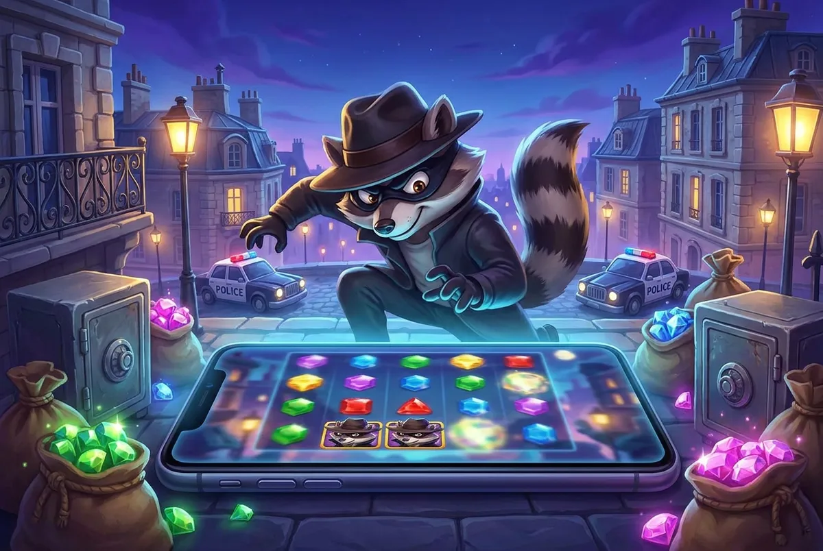 Le Bandit in a mobile browser